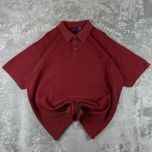 Pendleton Polo Shirt Mens Short Sleeve Classic Casual Golf Sz XL